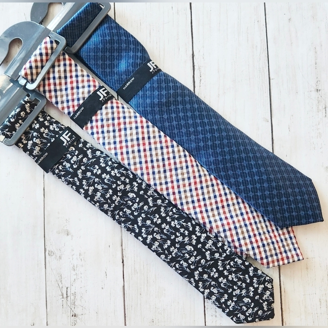 3pc J.Ferrar Men's Ties (Narrow) Bnwt